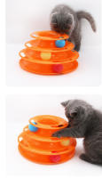 Juguete De Rotación Para Gatos Torre Hi Con Tablero De Puzzle Multi-Nivel De 3 O 4 Capas Accesorios De Entrenamiento Para Mascotas - details 6