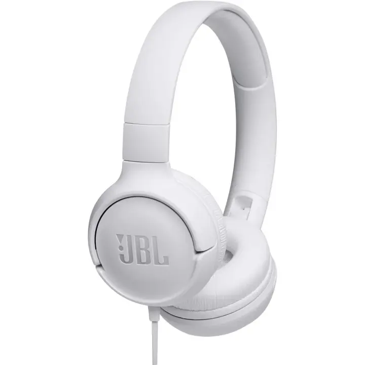 Sony JBL Tune 500 - Auriculares Supraaurales con Cable y Control Remoto de un Solo Botón, Micrófono Incluido, Asistente de Voz, Blanco - 1