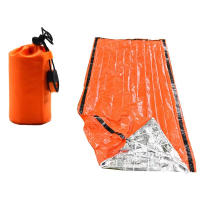 Bolsa De Dormir Aislada Portátil Impermeable Para Supervivencia Emergencia Camping Equipamiento De Rescate Térmico Mylar Kit De Primeros Auxilios - details 1
