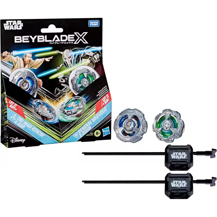 Beyblade - Colaboración Beyblade X y Star Wars, OBI-WAN Kenobi 4-60P vs. General Grievous 3-80HN - 1