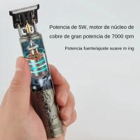Cortadora de pelo eléctrica NO1403 para hombre, afeitadora de peluquero recargable por USB, recortadora de barba profesional - details 4
