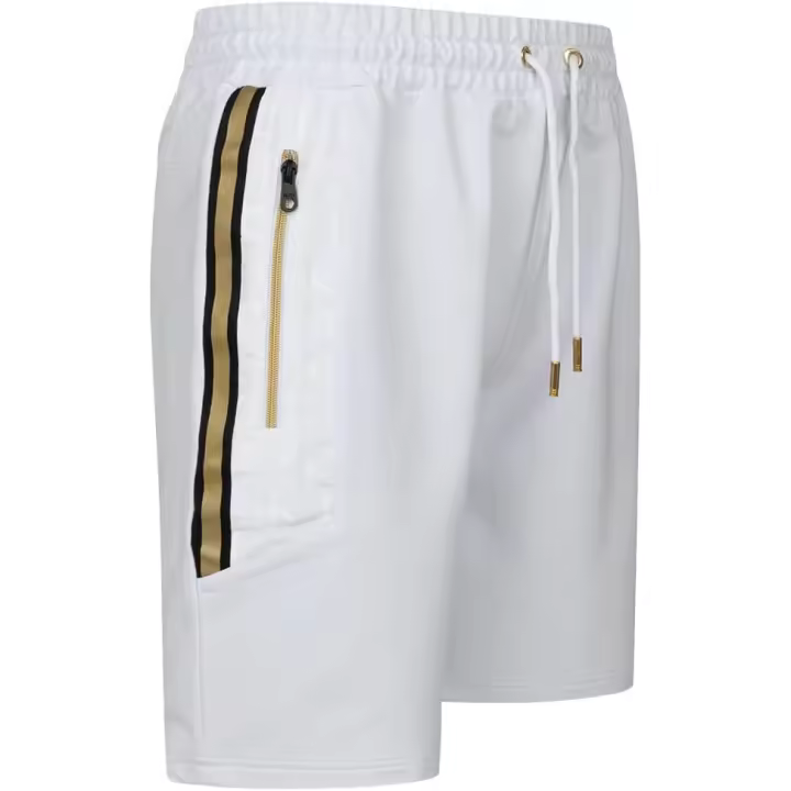 Pantalón corto Cruyff, modelo Jake CA231024-160 White/Gold. - 1