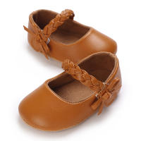 Zapatos De Princesa Para Bebé Niña En Lace Blanca Mocasines Con Lazo Y Borde Antideslizante De Goma Primera Calzado Para Caminar - details 192