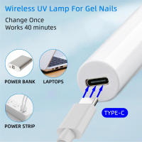 Secador De Uñas Portátil UV LED Para Manicura Recargable Secado Rápido De Uñas Con Polvo De Gel Lámpara De Arte De Uñas Para Uso En Hogar Y Salón - details 2