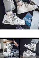 Zapatos De Hombre Casual Zapatillas Deportivas Verano Plataforma Moda Lujo Skate Tenis Cuero Zapatos De Correr Al Aire Libre Talla Verdadera - details 9