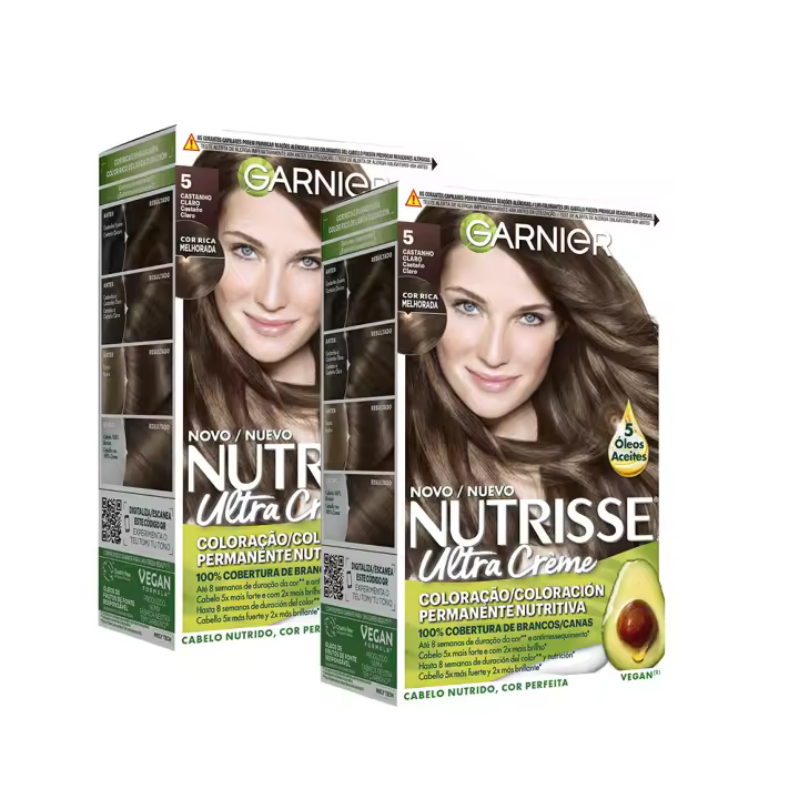 Garnier Nutrisse Ultra Crème Sin Siliconas Coloración Permanente Nutritiva - 1