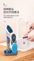 Cepillo De Silicona Para Lavar Platos Con Dispensador De Jabón Herramientas De Limpieza Para La Cocina Utensilios De Casa Útiles Accesorios Domésticos Gadgets - details 3