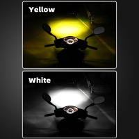Infitary MOTO Faro LED H4 BA20D Lente De Pesca Luz Blanca Y Amarilla Para Motocicleta DC 10-80V AC 12V Antiniebla Refit Electrónico - details 2