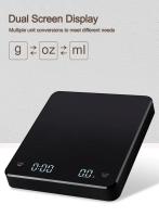 Báscula De Café Digital Con Pantalla LED USB 3KG Máxima Unidad De Medición: OZ/ML/G Escala De Acero Inoxidable Para Cocina - details 4