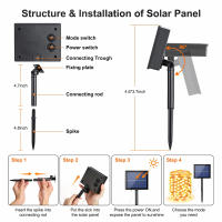 Luces De Garlanda Solar LED Exterior Impermeables Para Decoración De Bodas Y Fiestas Disponibles En 7 Longitudes (102M/52M/32m/22m/11m/7m) - details 0