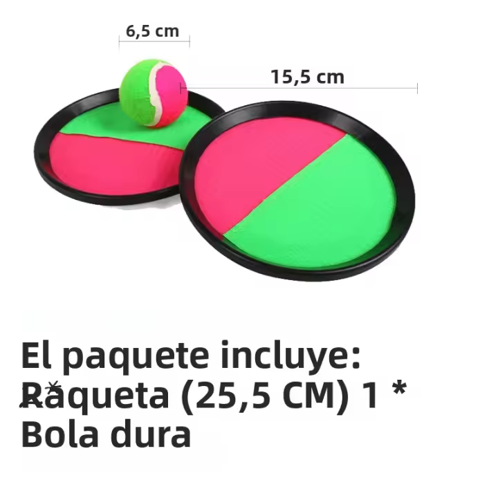 Juego De Bolas Adhesivas Para Niños Juguetes Interactivos De Exterior Juguete Deportivo Para Atrapar Y Lanzar Juego Familiar WYW - 1