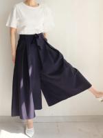 Falda Midi A-Line Elegante De Cintura Alta Para Mujer REALEFT Con Bolsillos Estilo Coreano Casual Suelta Y Solidaria Con Cinturón - details 27