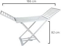 Ipae-Progarden Tendedero Resina Plegable Alicante 186 X 82 Cm con Alas - details 1