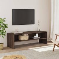 vidaXL Mueble de TV madera de ingeniería 120x40x40cm en color Marrón roble/Roble ahumado/artisian oak y más | almacenamiento funcional diseño moderno para baño dormitorio sala - details 0