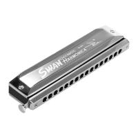 Harmonica Cromática Swan SW-1664 Con 16 Agujeros En Do 64 Tonos Organ De Bocina Para Niños Y Adultos Con Estuche De Almacenamiento Y Paño De Limpieza - details 4