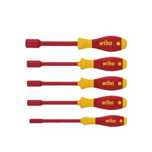 Wiha Juego de destornilladores SoftFinish® electric con llave de vaso hexagonal, de 5 unid. (29466) - 1