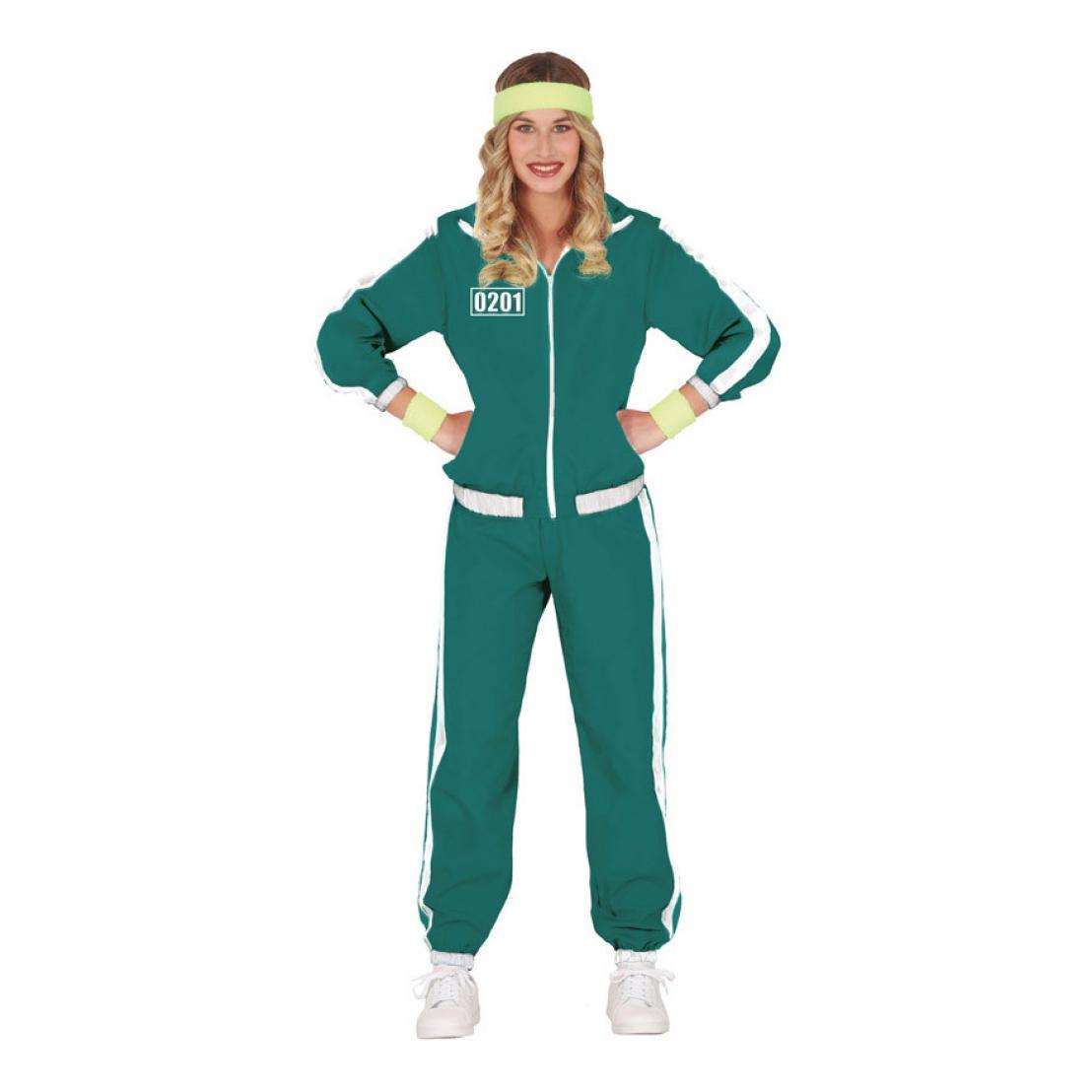 Guirca Disfraz de Jugador del Juego del Calamar para mujer