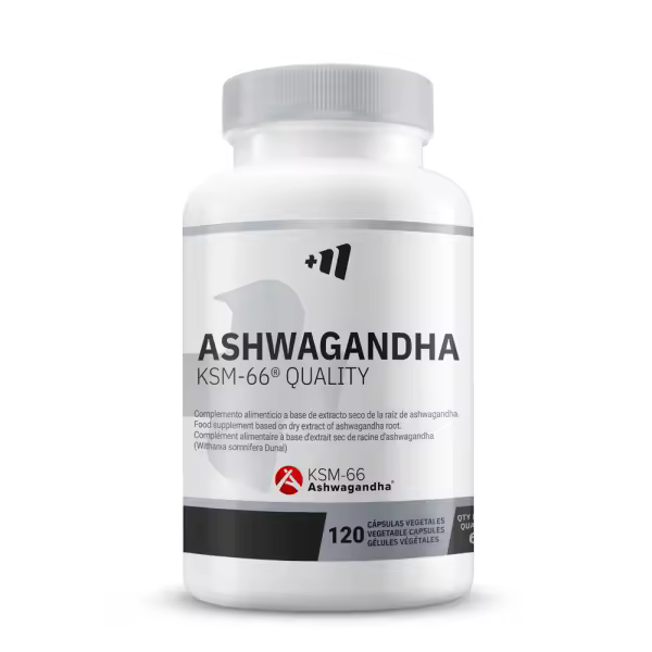 Ashwagandha 600 mg KSM-66® - 120 Cápsulas Vegetales MM Supplements - 1