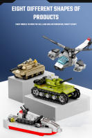 SEMBO 942PCS Bloques De Construcción Transformables Mecha Defensor Deformación Juguetes Educativos Para Niños Helicóptero Barco Tanque Regalos Para Niños - details 1