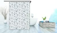 Cortina de ducha de material peva con dibujos variable, 1 panel.tela impermeable, 180x180cm,cortina de partición gruesa a prueba de moho, cortina decorativa de baño, 1 paquete - details 1