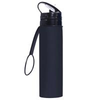 Botella Deportiva De Silicona Plegable Y Desmontable 600ml Portátil Y Ligera Con Tubos De Absorción Accesorios Para Exteriores Reutilizable - details 5