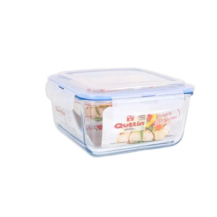 Quttin STARTELECTRIC Recipientes de Cristal para Alimentos Sin BPA Transparente Azul - 1