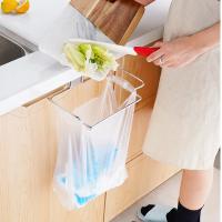 Soporte De Saco De Basura De Acero Inoxidable Organizador De Bolsas De Supermercado Y Toallas Para Cocina Y Armarios - details 6