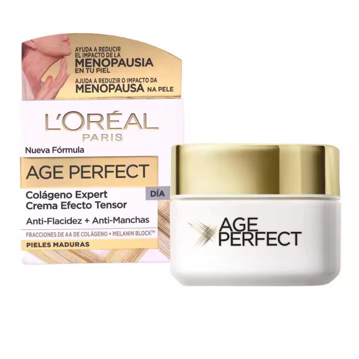 L'OREAL PARIS Age Perfect Colágeno Expert Crema de día hidratante atenuante de manchas para piel madura 50 ml - 1