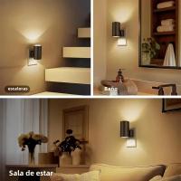 Luz Nocturna LED Ajustable Sensor De Atardecer a Medianoche Para Cocina Pasillo Dormitorio Escaleras Luz Dimmable Para El Hogar - details 1