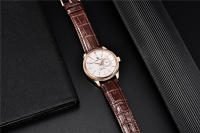 Reloj De Pulsera Masculino PAGANI DESIGN 2021 Quartz Automatico 40mm Correa De Cuero Acero Inoxidable Pantalla De Cristal De Zafiro Resistente Al Agua Para Deportes - details 17
