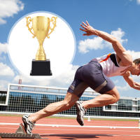 Trofeo De Plástico Dorado Para Premiar Juegos Y Escuela Juguetes Educativos Tempranos Regalo De Fútbol Medallas De Campeonato - details 5