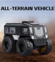 Modelo De Coche Todoterreno Ruso Sherp 1/24 Con Sonido Luz Puertas Abiertas Absorción De Choque Regalo Para Niños Metal No Batería - details 4