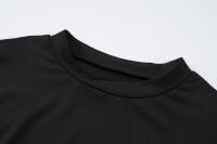 Vestido Maxi Bodycon Dulzura Con Cuello En 'O' Manga Corta Y Abertura En El Lado Elegante Y Ajustado Para Mujer Streetwear Otoño Invierno - details 5