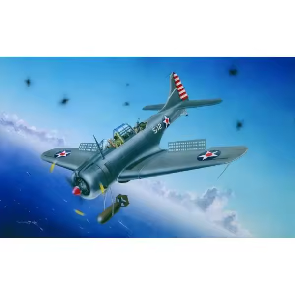TROMPETER 02242 U.S. NAVY SBD-3/4/A-24A DAUNTLESS 1/32 - 1