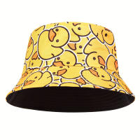 Gorro De Buho De Moda Hip Hop Para Hombres Y Mujeres Estampado De Pato Amarillo Pequeño Sombrero De Pescador Al Aire Libre Sombrero De Sol Para Exteriores - details 1
