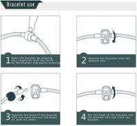 Pulsera DIY de dibujos animados de Amor de Estrella con Alas de Plata Gruesa Chapada en Cobre Blanco - details 3