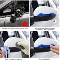 2pcs/set Pegatinas Reflectantes Para Espejo Retrovisor De Coche Advertencia De Seguridad Decoración De Bandas Reflectantes Para Espejo Retrovisor - details 5