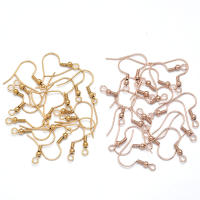 50pcs Gancho De Aretes De Acero Inoxidable 316 Hypoallergénico Con Coletero Y Bola Para Fabricación De Joyas 20x20mm - details 4