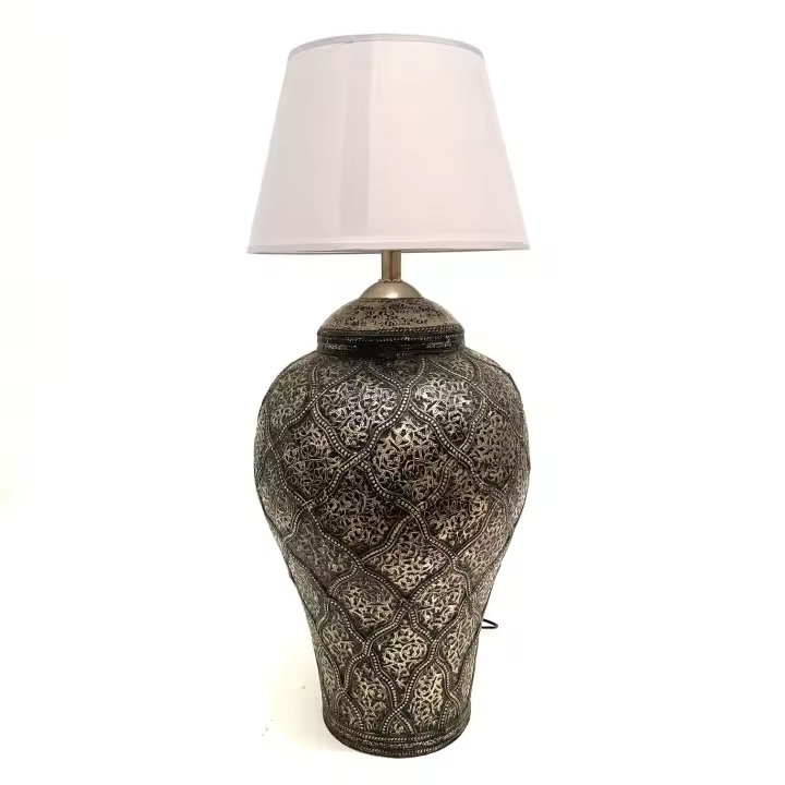Lámpara Marroquí Botella de Alpaca 75cm - 1
