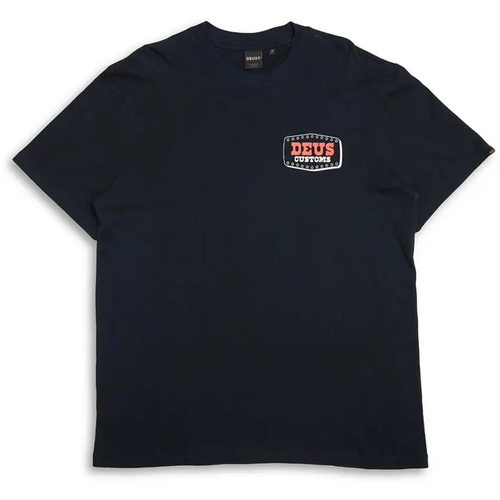 Camiseta Deus Ex Machina modelo Buckle Up Tee para hombre en color negro - 1