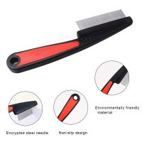 Peine antipulgas Nuoshen para perros y Gatos de pelo Largo-Mango ergonómico, dientes finos - Herramienta de ASEO para eliminar Pulgas - details 3