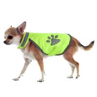 Chaleco Reflector Para Mascotas Visibilidad Alta Chaleco De Seguridad Para Perros Color Verde Fluorescente Material Poliéster - details 3