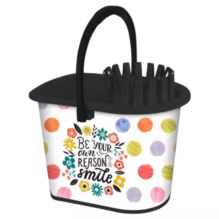Cubos de Fregar - Cubo de Fregona Sin Esfuerzo con Escurrefácil - Estampados Originales - 1