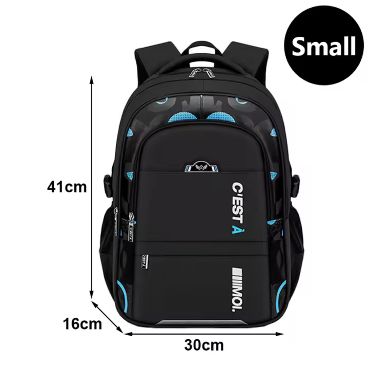 MOV Mochila escolar de gran capacidad para niños, mochilas escolares de tela oxford impermeables, luminosas para estudiantes - 1