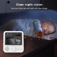Monitor De Bebé Cdycam ABM900 Cámara De Seguridad Con Visión Nocturna Audio Bidireccional Video 2.8 Pulgadas Alarma De Llorido Recordatorio De Comidas Monitor Portátil Con Pantalla LCD - details 4