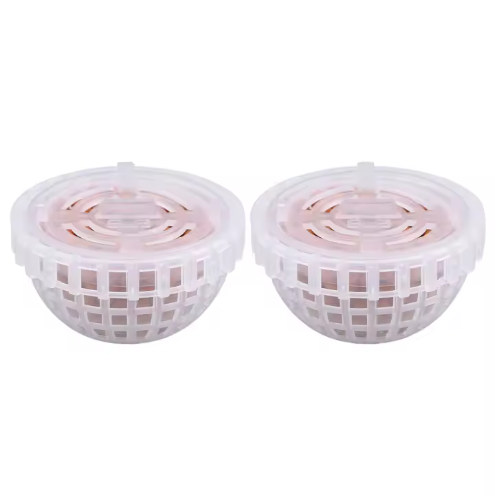 2Pcs Bolas De Moss Plástico Para Plantas Acuáticas Casa De Camarones En Acuario Hierba De Agua Para Tanque De Peces Oficina Hogar - 1