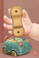 Juguete Educativo Interactivo Para Bebés 3-en-1 Teléfono Musical Con Luces Y Cuento De Gato Regalo De Educación Temprana Montessori Para Niños Y Niñas - details 3