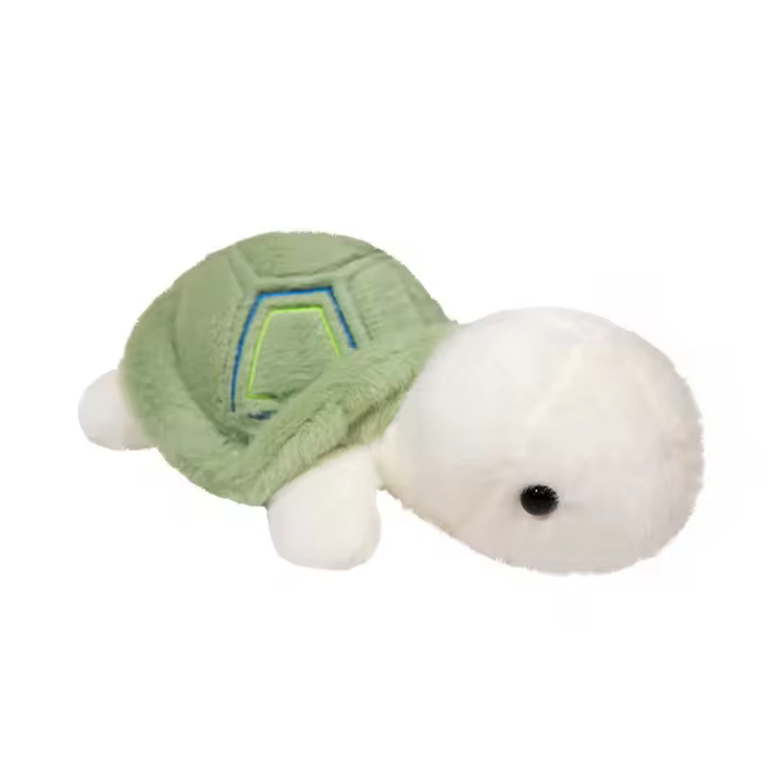 Muñeco De Terciopelo Tortuga Simulada De 25/35cm Para Niñas Decoración De Hogar Y Regalo De Navidad Y Cumpleaños Animal Marítimo De Peluche Mink Velvet - 1