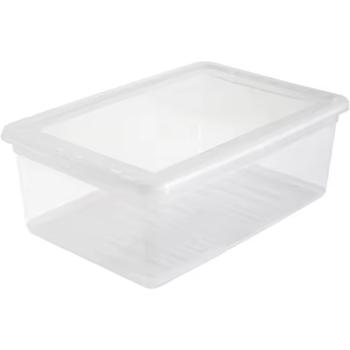 Cajas de almacenaje, Natural Transparente, 39 x 26.5 x 14 cm KEEEPER - 1
