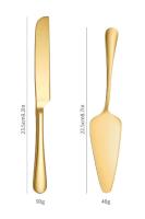 Juego De Cuchillo Y Espátula Para Pastel De Acero Inoxidable Herramienta De Pan Y Queso Para Cocinar Y Hornear Regalo - details 5
